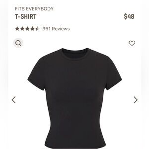Skims Fits Everybody T-Shirt Size Large